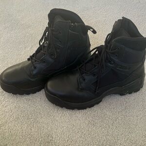 5.11 Tactical Leather Boots gently used.  Size 10 
A.T.A.C. 2.0 6” side zip